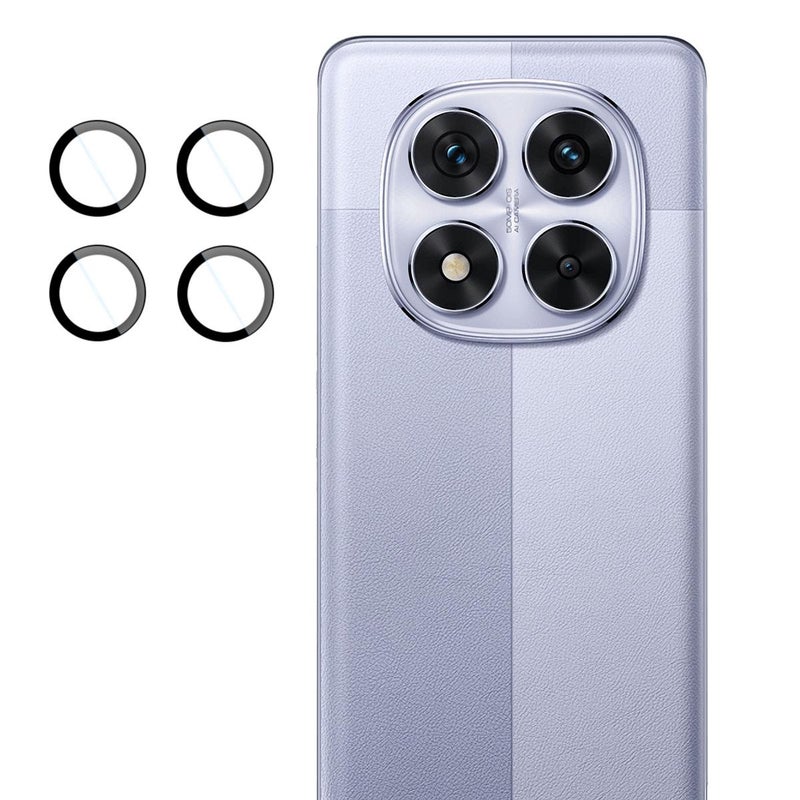 For Redmi Note 14 Pro 5G / Poco X7 5G Glass Rear Camera Lens Film Phone Case Exclusive, Self-Positioning Version - Image 2